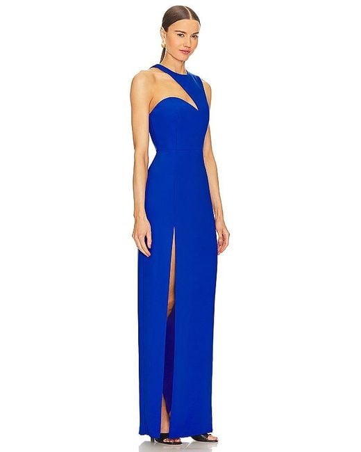 Amanda Uprichard Blue X Revolve Gilda Gown