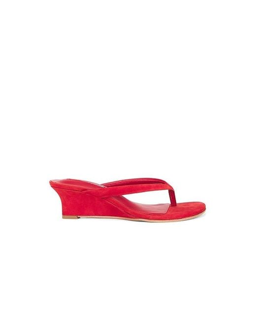 Tony Bianco Red Edgy Wedge Sandal