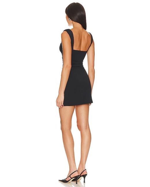 MORE TO COME Black Joelle Mini Dress