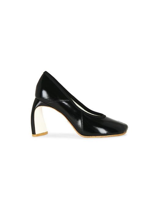 Tory Burch Black Peep Toe Pump