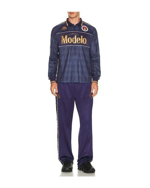 Kappa Blue X Modelo Authentic Fantay Long Sleeve Jersey for men