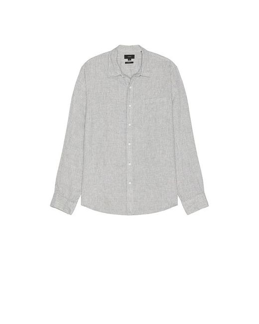 Camisa De Manga Larga Seperate Placket En Color Verde Talla (También En S, Xl/1X) Vince de hombre de color White