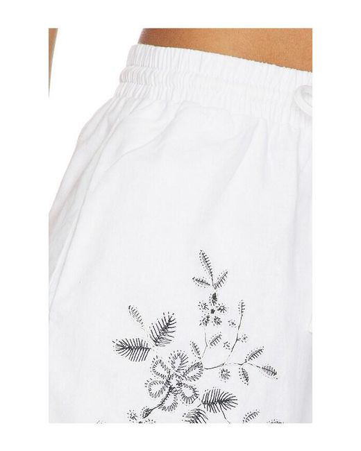 Astr White Sadie Shorts