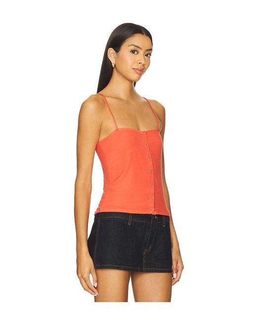 Michael Lauren Iva トップ Orange