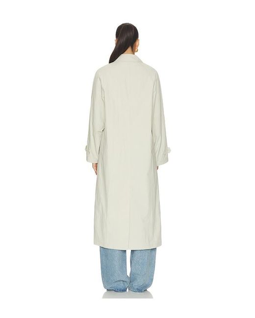 Still Here White Trench Coat