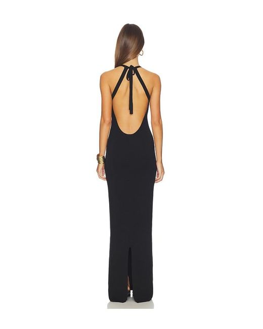 LPA Blue Manjari Maxi Dress