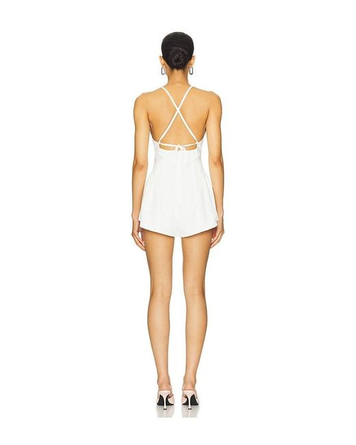 MORE TO COME White Morgan Romper