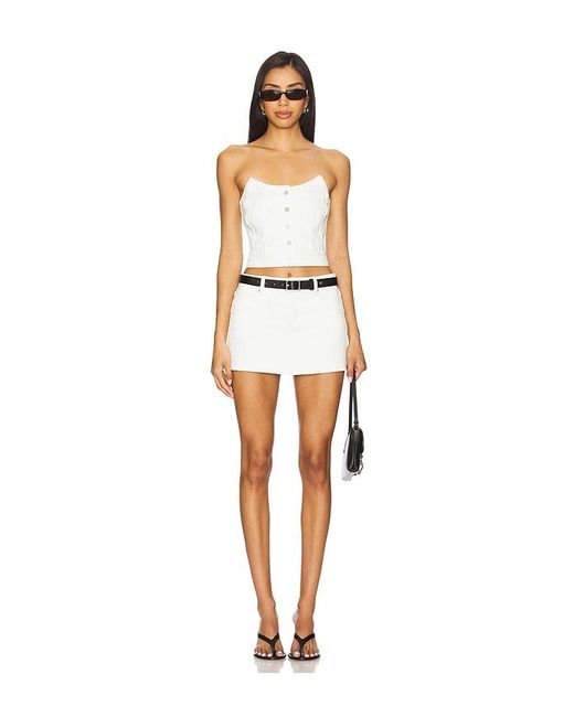 A.Brand White 99 Skirt