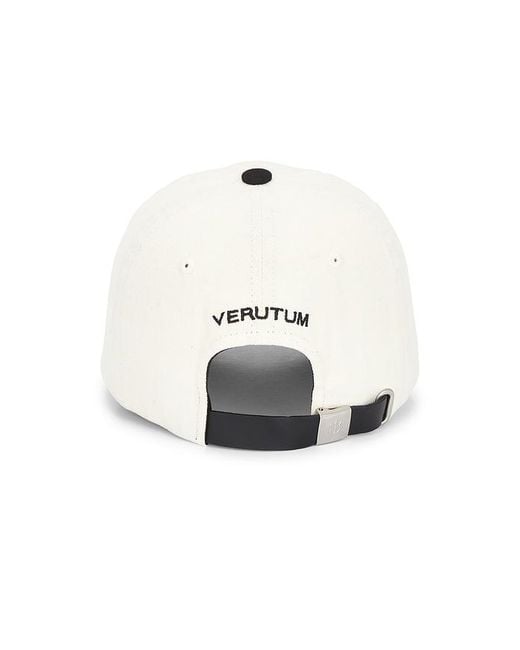 VERUTUM Black Initial Cap for men