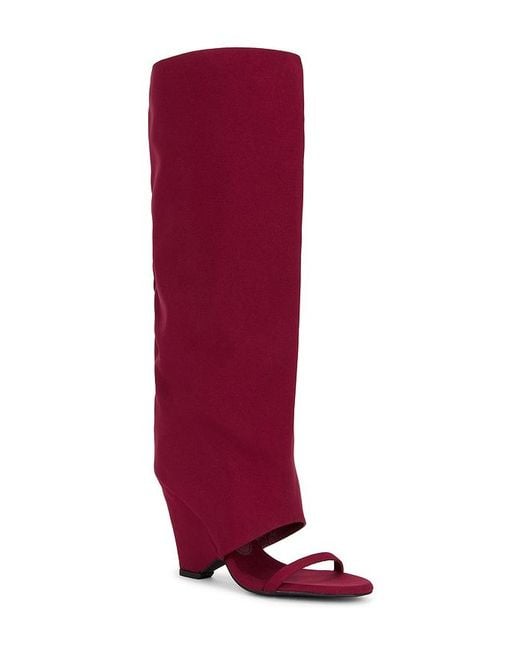 Jeffrey Campbell Red Shroud Boot
