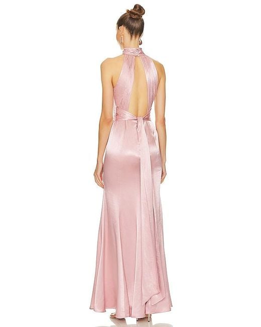 Lovers + Friends Pink Bridgette Gown