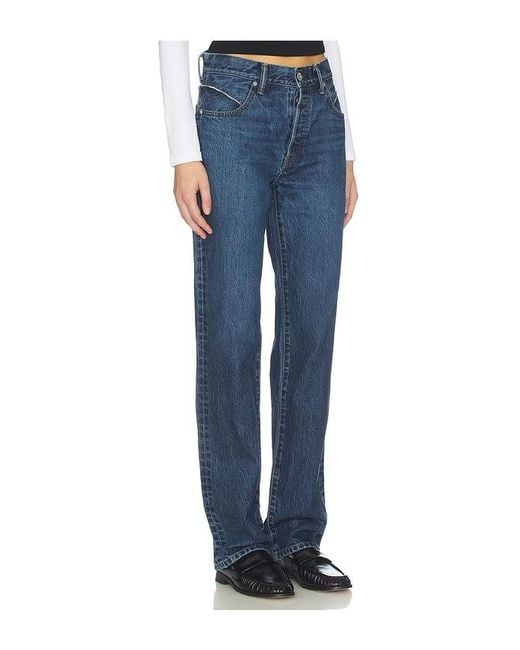 Moussy Blue Lara Western Straight Leg Jeans