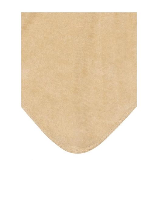 Soft Goat Natural Brushed Triangle Scarf