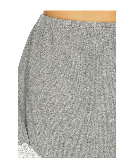 Lovers + Friends Gray Melow Short