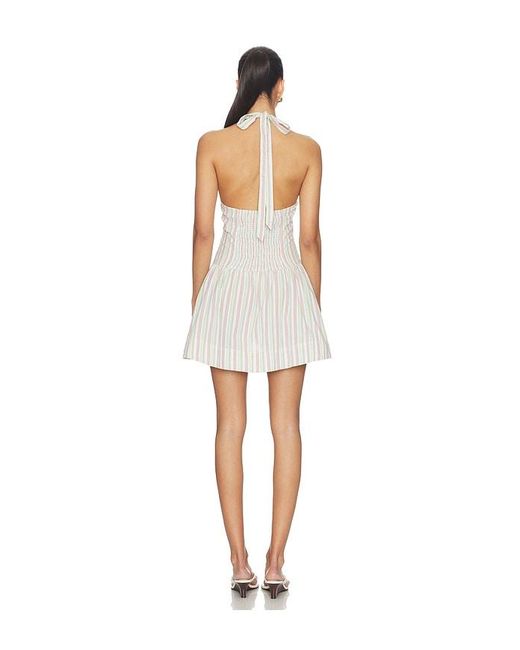 Free People White Clean Break Mini Dress