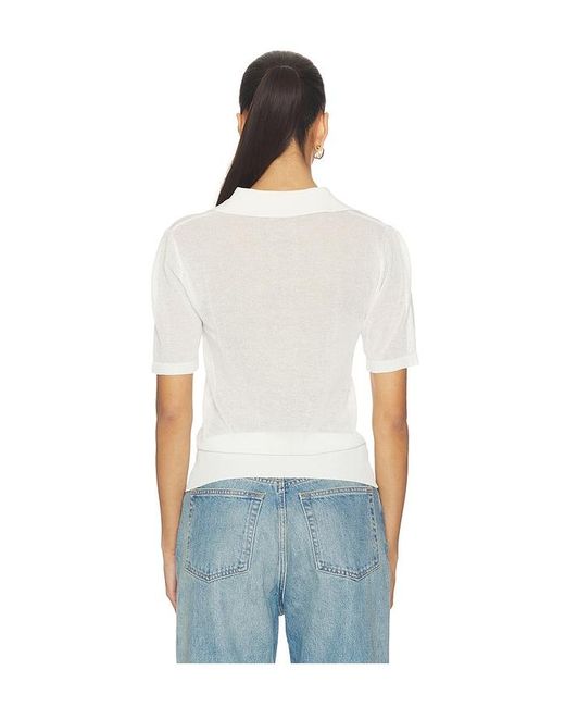 ALL THE WAYS Blue Landry Knit Tee