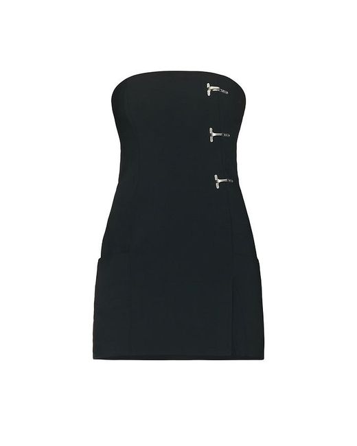 HAELO Black Construct Lock Dress