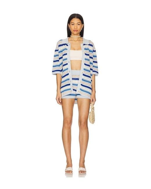 Lovers + Friends Blue Lucia Short