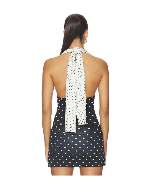 Susmie's Blue Susmie's Isabela Polka Dot Top