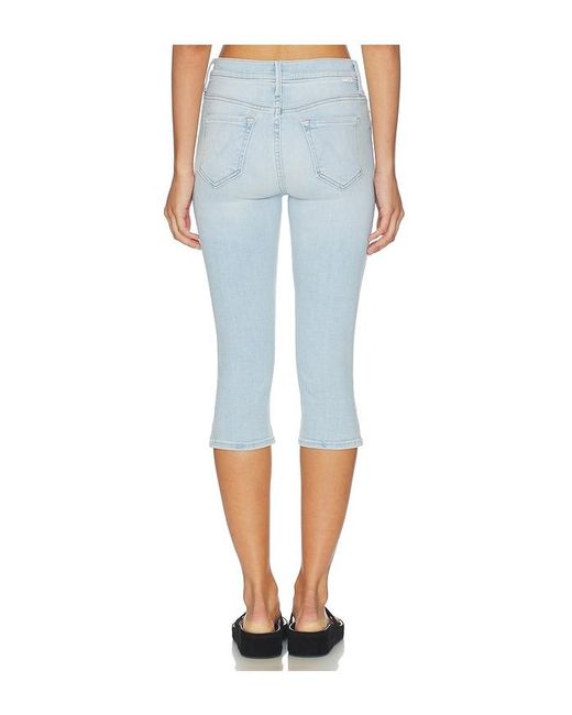 Mother Blue The Stunner Zip Bunny Snip Jeans