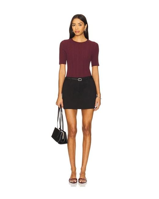 Rag & Bone Black Irina Ponte Skirt