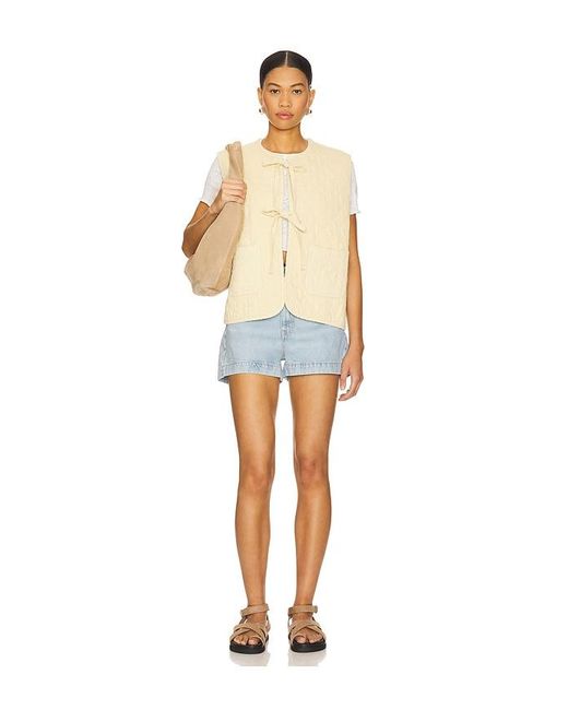 seventy + mochi White Aria Vest