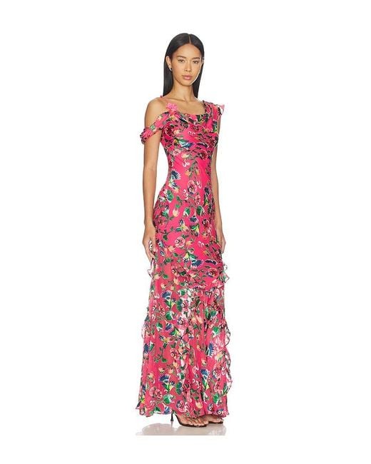 Saloni Red Seema Dress