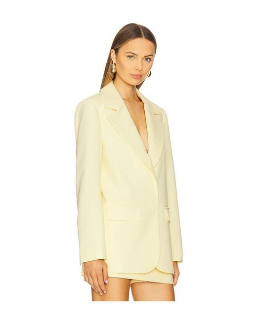 FAVORITE DAUGHTER Natural The Favorite Oversized Blazer