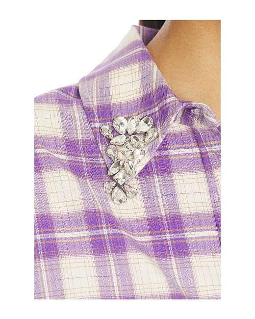 Essentiel Antwerp White Juices Oversized Shirt