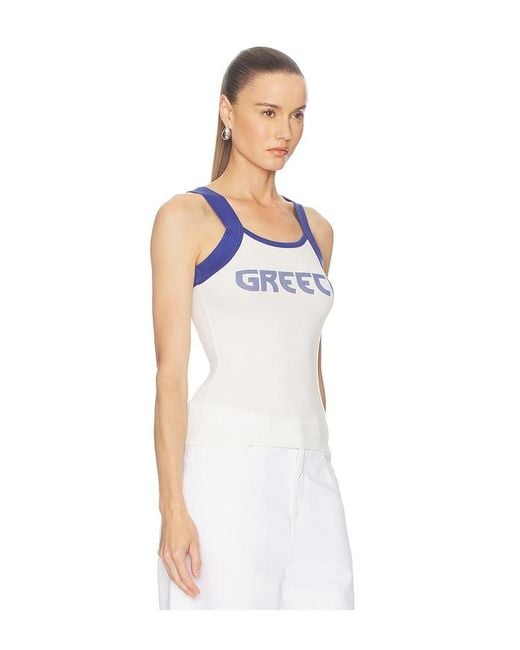 Made Some Sportswear Blue Greece Tank Top