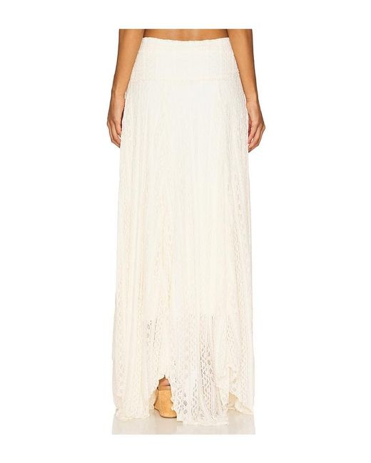 MORE TO COME Natural Karina Maxi Skirt