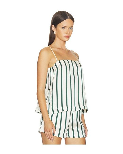 Bondi Born White Cannes Silk Camisole