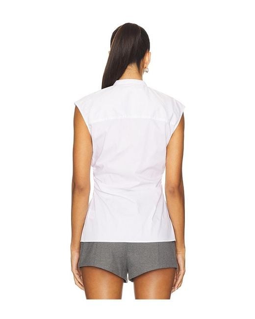 Veronica Beard White Joon Top