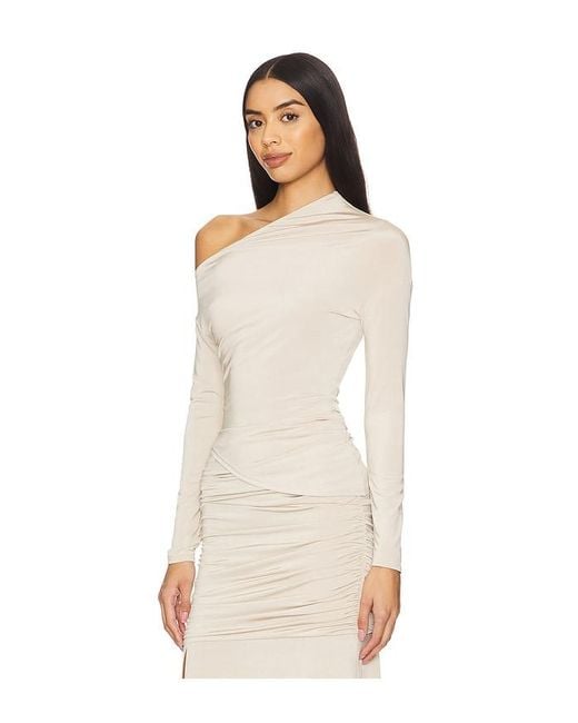 LBLC The Label Natural Amina Top