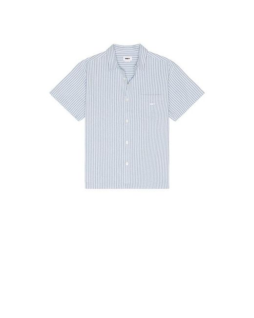 Obey White Alan Woven Shirt for men
