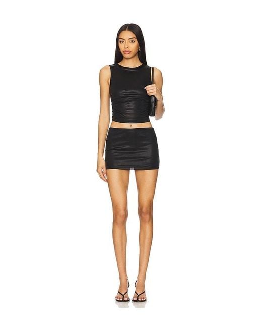 ENSEMBLE JUPE ZARIAH en Black superdown