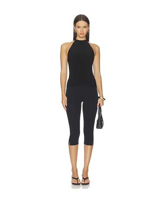 Norma Kamali Black X Lifestyle Halter Top