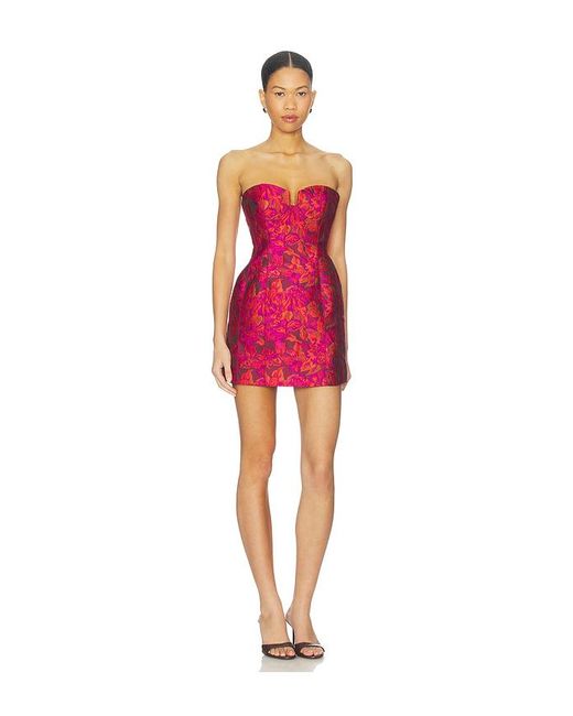 Nbd Red Nora Mini Dress