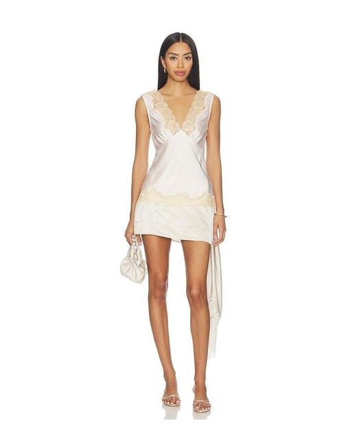 Lovers + Friends White Zari Top