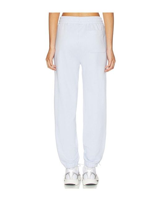 Lacoste White Straight Fit Molleton Jogger