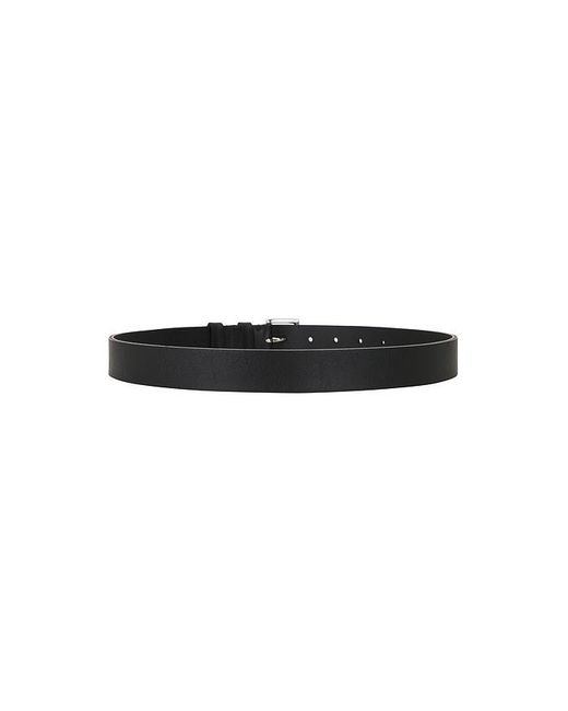 Vince Black 30Mm Flat Double Loop Belt for men
