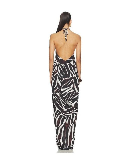 superdown White Jaslynn Halter Maxi Dress