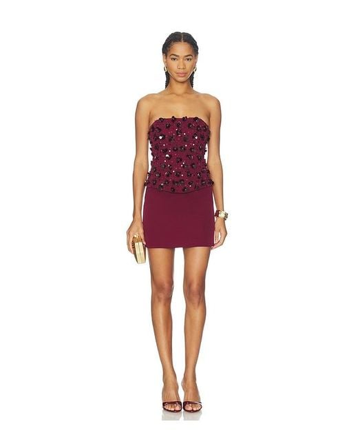 Lovers + Friends Red Berlant Sequin Mini Dress