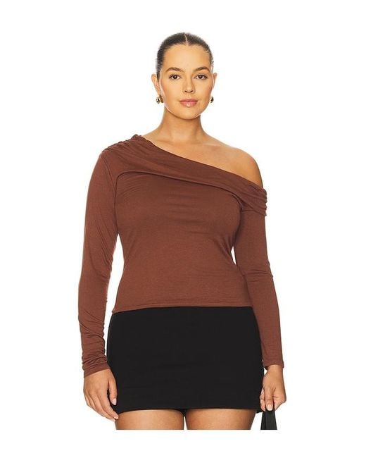 AFRM Brown Bria Top