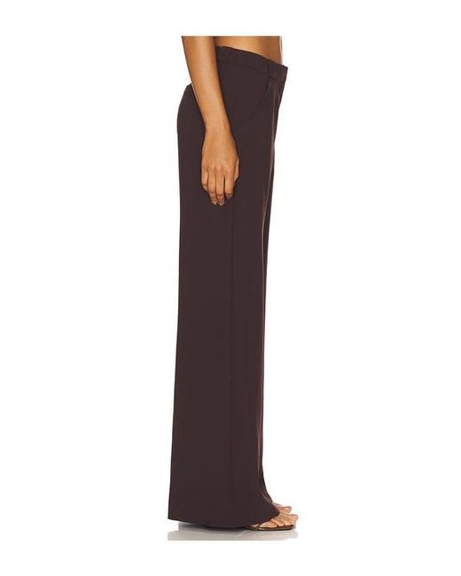 Amanda Uprichard Brown X Revolve Saddler Pants
