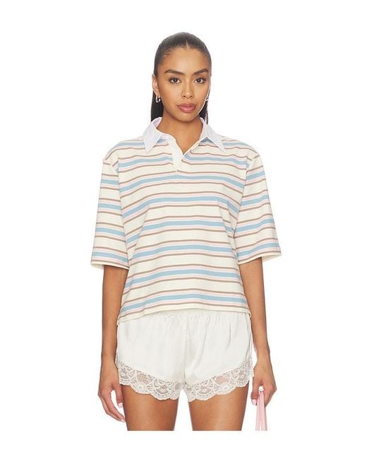 Maude Club White Frankie Top