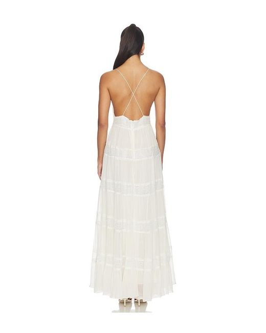 Ronny Kobo White Rune Dress