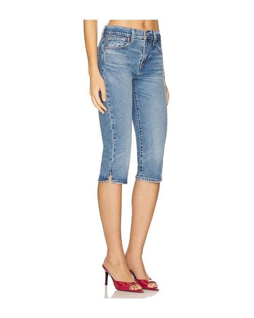 Levi's Blue Wedgie Capri