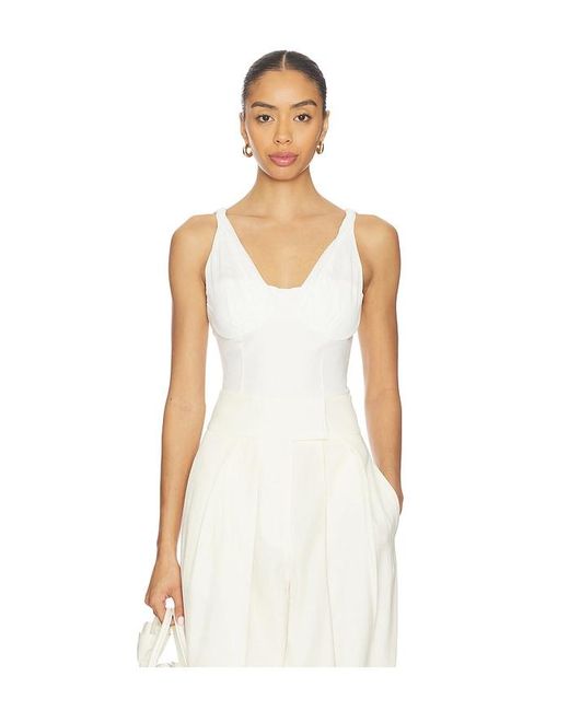 Steve Madden White Addisyn Top