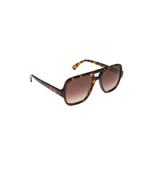 DIFF Brown Sonnenbrille Layton